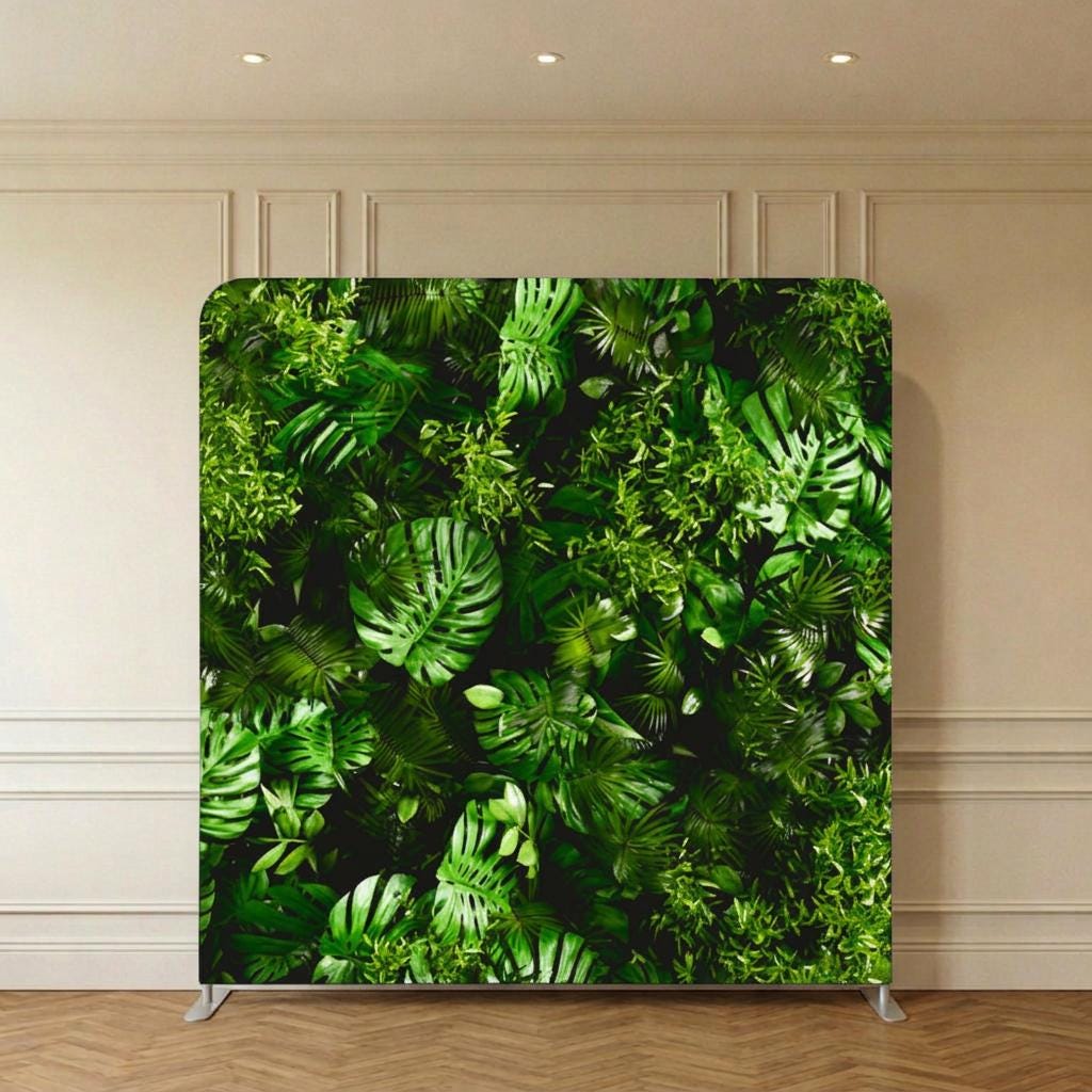 Fundal cu perete de frunze verzi