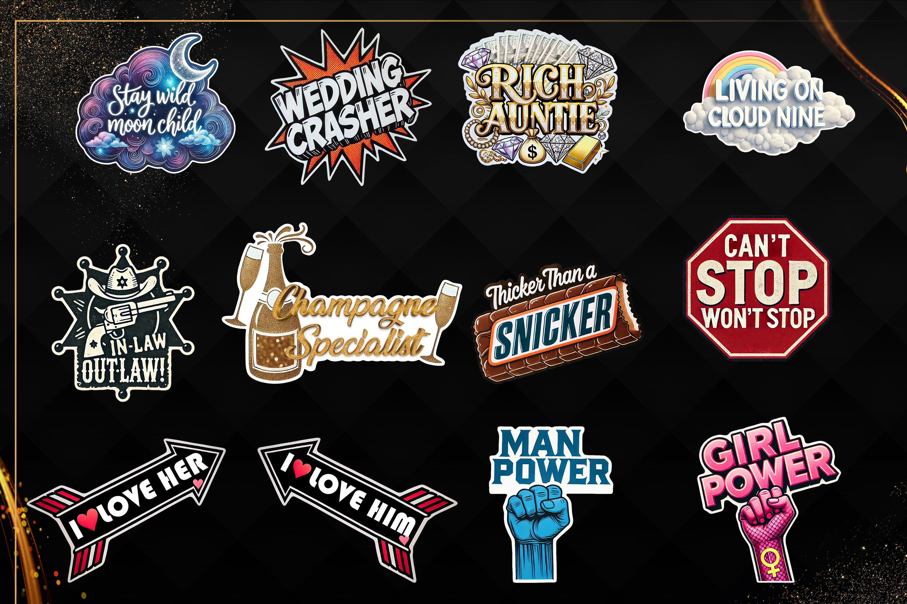 Doisprezece props digitale: Wedding Crasher, Rich Auntie, Man Power, Girl Power si altele